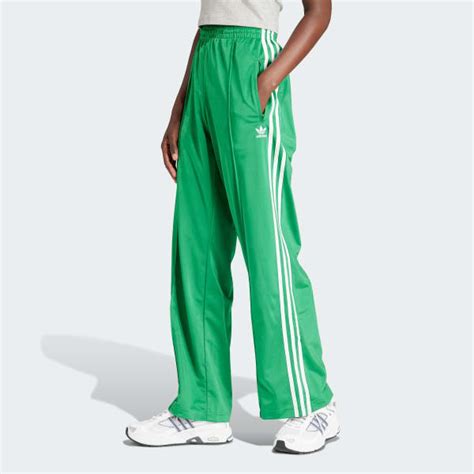 adidas Originals adicolor firebird track pants in green 